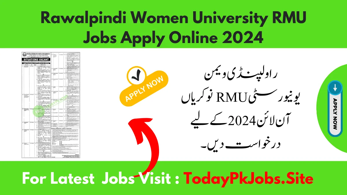 Rawalpindi Women University RMU Jobs Apply Online 2024